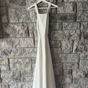 White Summer Dress. Size: S